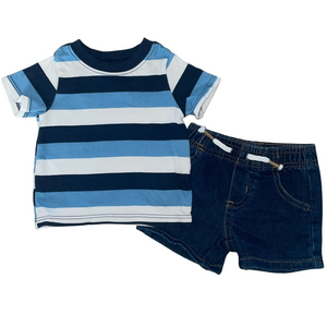 ⭐ Garanimals Baby Boy 2PC Outfit | 0-3 Months ⭐